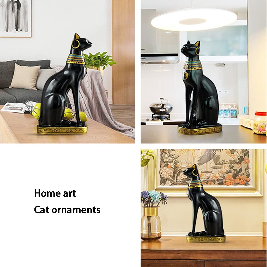 Amazon.co.jp: 古代エジプトの猫 8.2インチ 収集価値のある樹脂猫の
