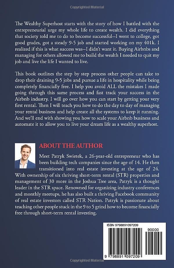 Miniatura 2 de The Wealthy Airbnb Superhost How to Escape the 9-to-5 Grind and Create Long-Term Wealth Using Airbnbs
