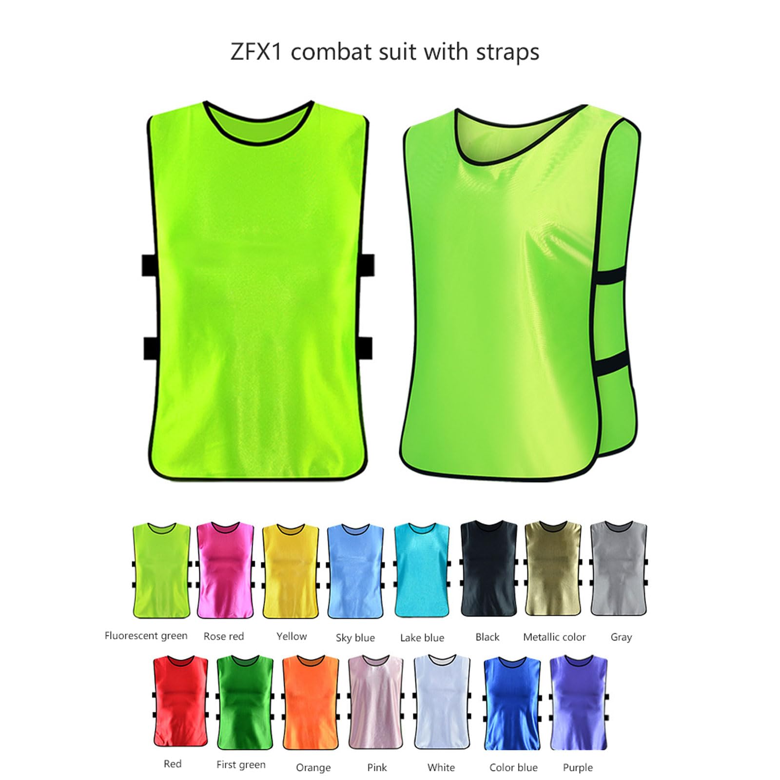 Dossard Enfant Lot De 12 Chasubles D'Entraînement De Football