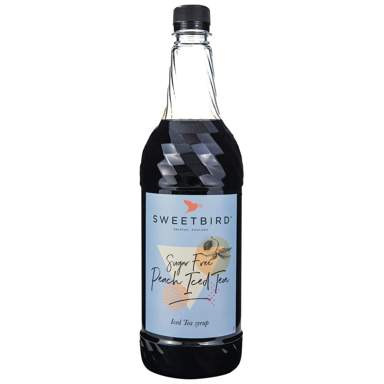 Sweetbird SUGAR FREE Peach Iced Tea Syrup (1 litre) - Vegan Friendly