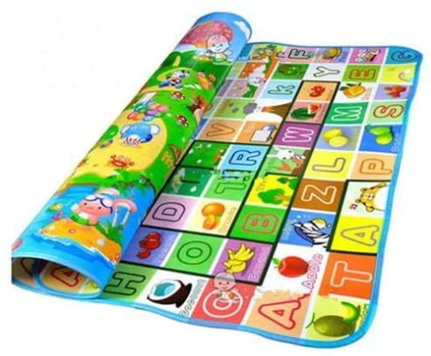FABRIK Kid Play Mat Floor Activity Happy Farm Rug Child Crawling Carpet - 1.2mx1.8m