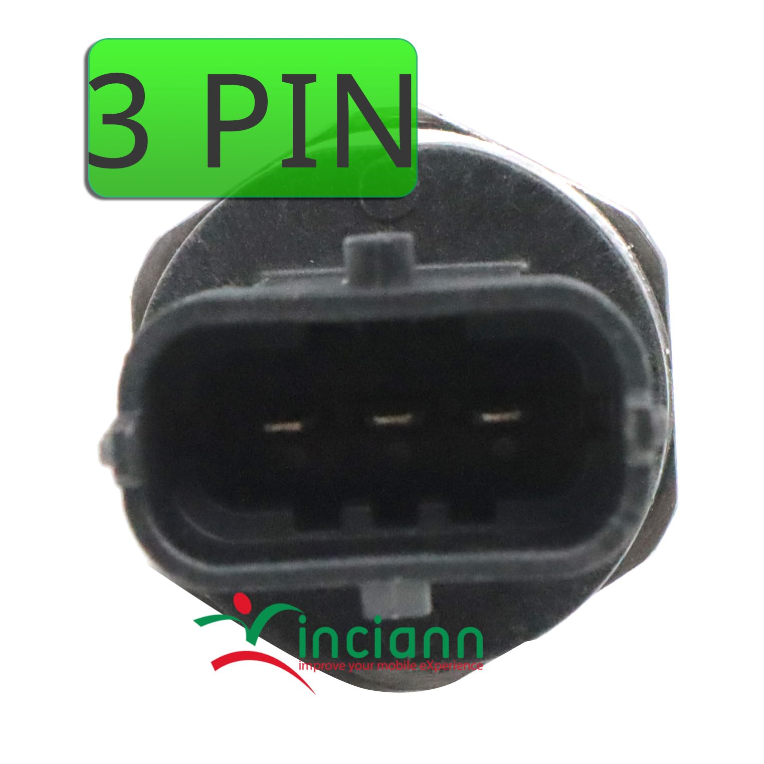 Sensore pressione carburante common rail compatibile con codici 55230978 504382372 adatto a 159 05-11 compatibile con Grande Punto 05-25 adatto a Insignia A 08-17 e altre