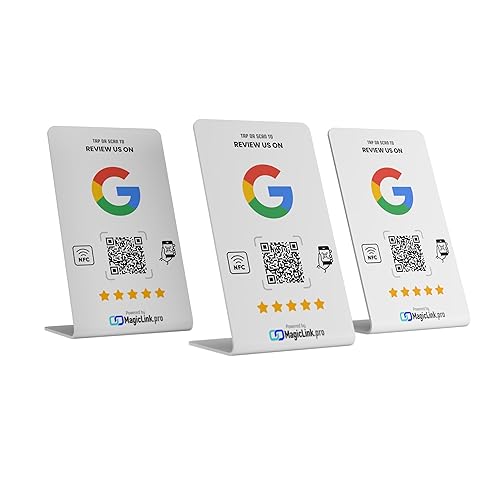 Business Review Stand - NFC & QR Code Enabled -