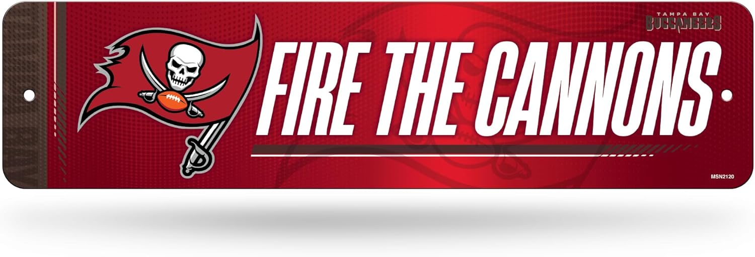 Rico Industries NFL Football Metal Street Sign 4" x 15" Home Décor - Bedroom - Office 11 61sfpS1LrkL. AC SL1500