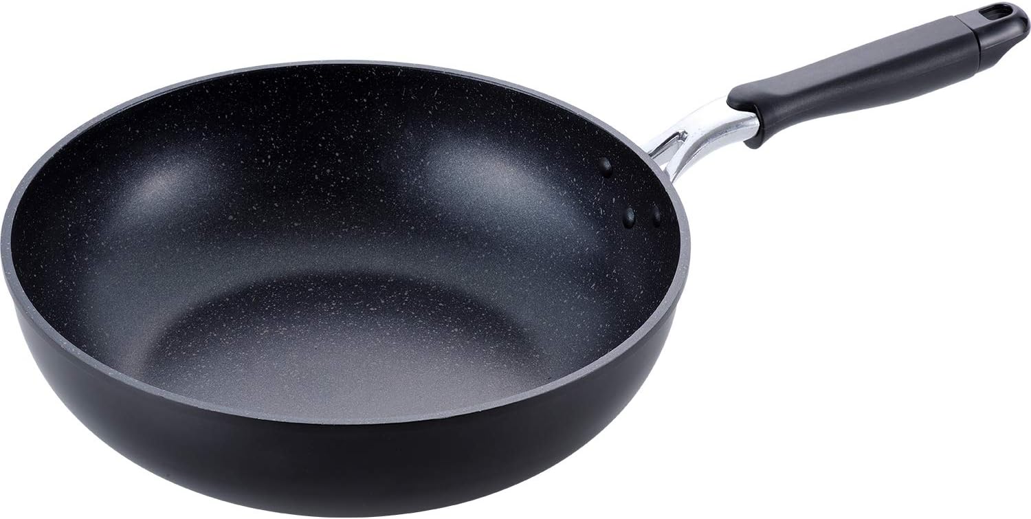 Heihei Frays Deep Frying Pan, Plenty of Production, 11.8 inches (30 cm), For Boiled or Cherhan, Comes with Back Print, For Gas Fires Thumbnail