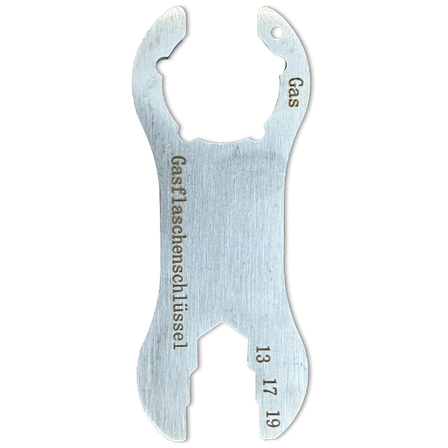 YUNYU Stainless Steel Cylinder Key, Multi-Function Regulator Spanner with Integrated Bottle Opener