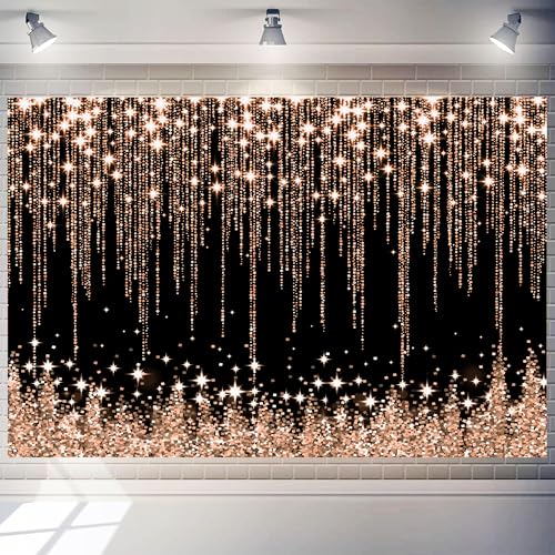 Fondo Fotográfico Brillante Oro Rosa 7x5 FT miniatura 1