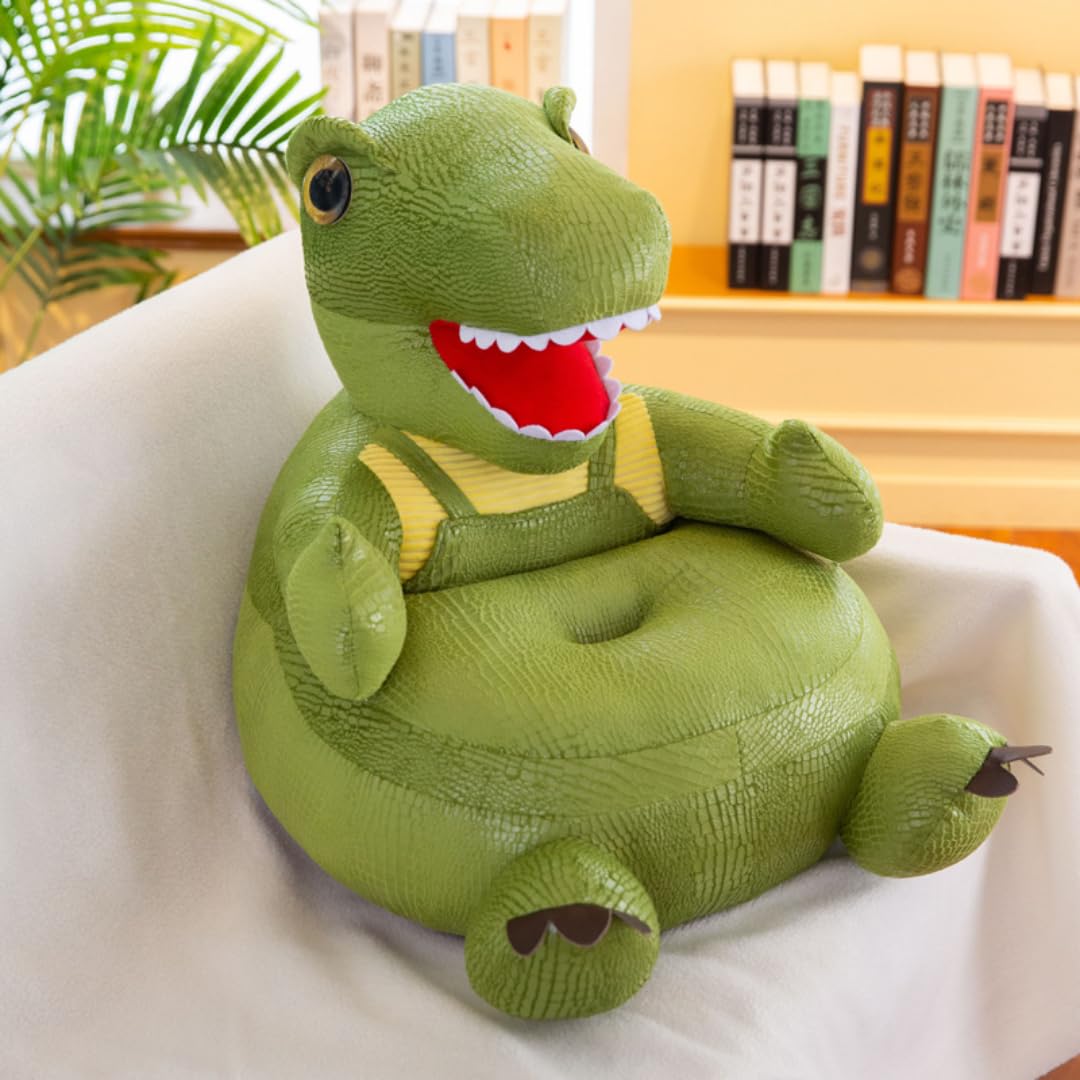 Cartoon Sofa Kids Dinosaur Sofa with Zipper Kids Toy Gift(Pink,60cm)