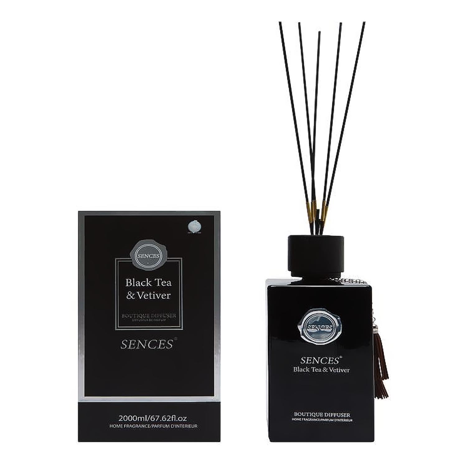 Baltus Reed Diffuser 2000Ml Black Tea & Vetiver Fragrance Air Freshener Aroma from B&Q