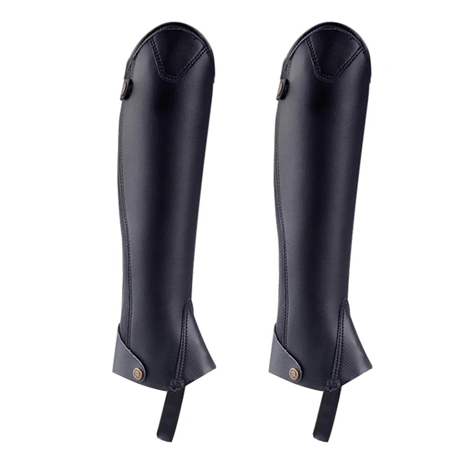 Reiten Half Chaps Reitsport-Reitschutz, Leder-Reitausrüstung, verstellbarer Fußriemen, komfortables Reiterlebnis