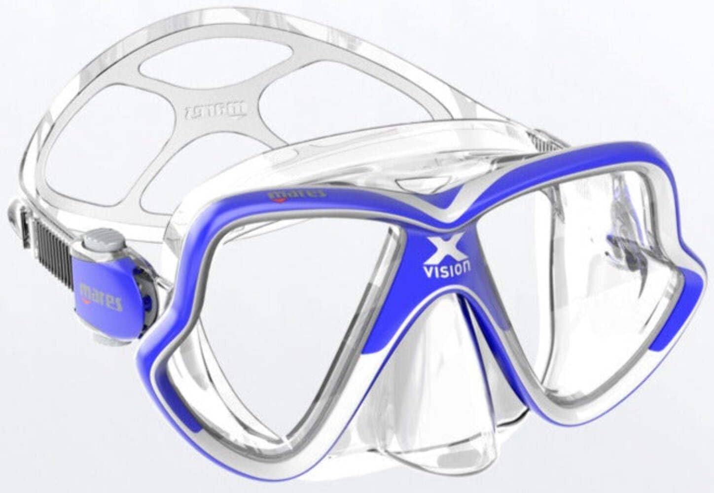 Mares X-Vision Mid 2.0 Dive Mask Blue/White