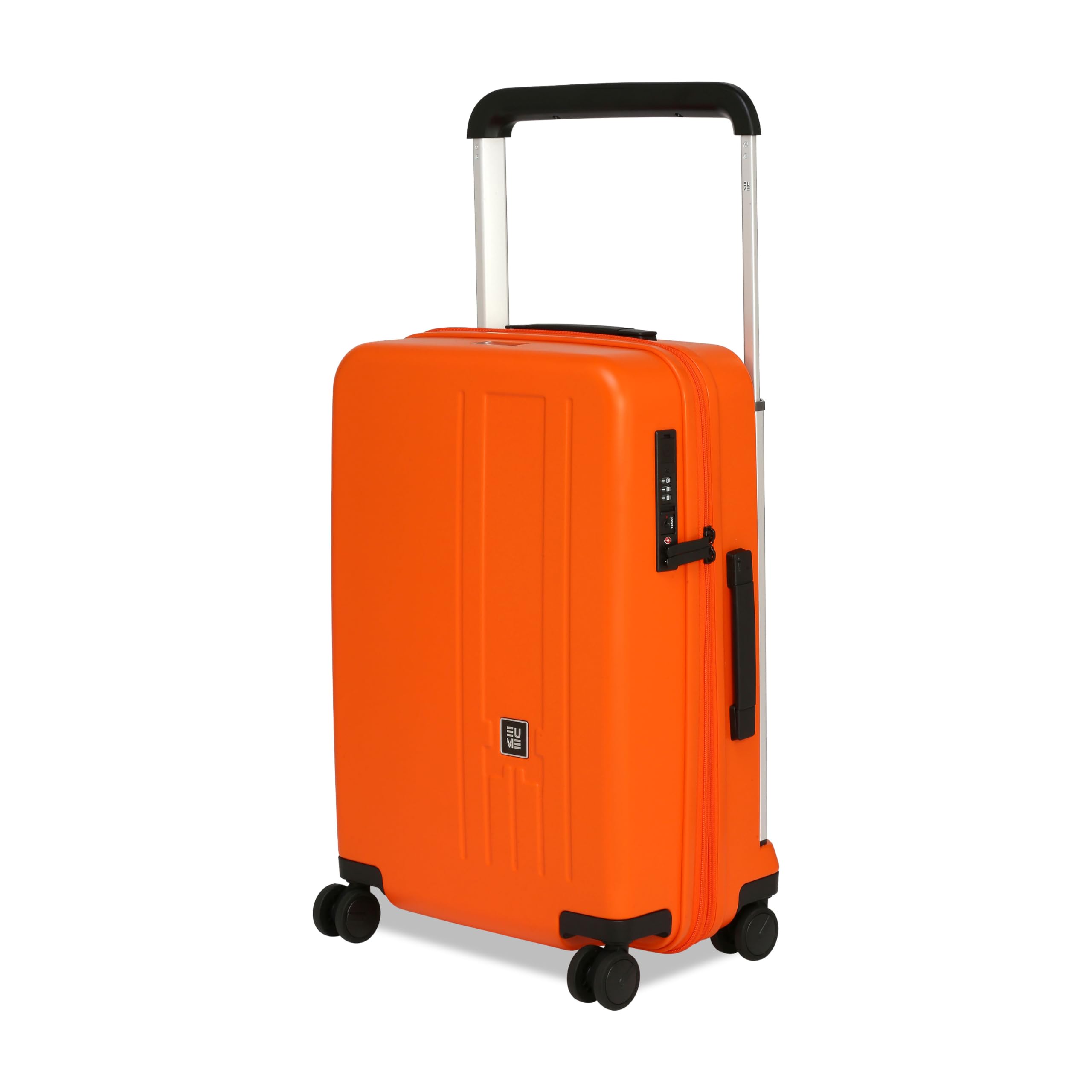 Charter Wide Handle Cabin Trolley Bags for Travel 57cm, Cabin Luggage, Cabin Bag | Travel Bags for Luggage | 100% Polycarbonate (PC) 8 SilentRun Hinomoto Wheels, Rustic Orange-image-10
