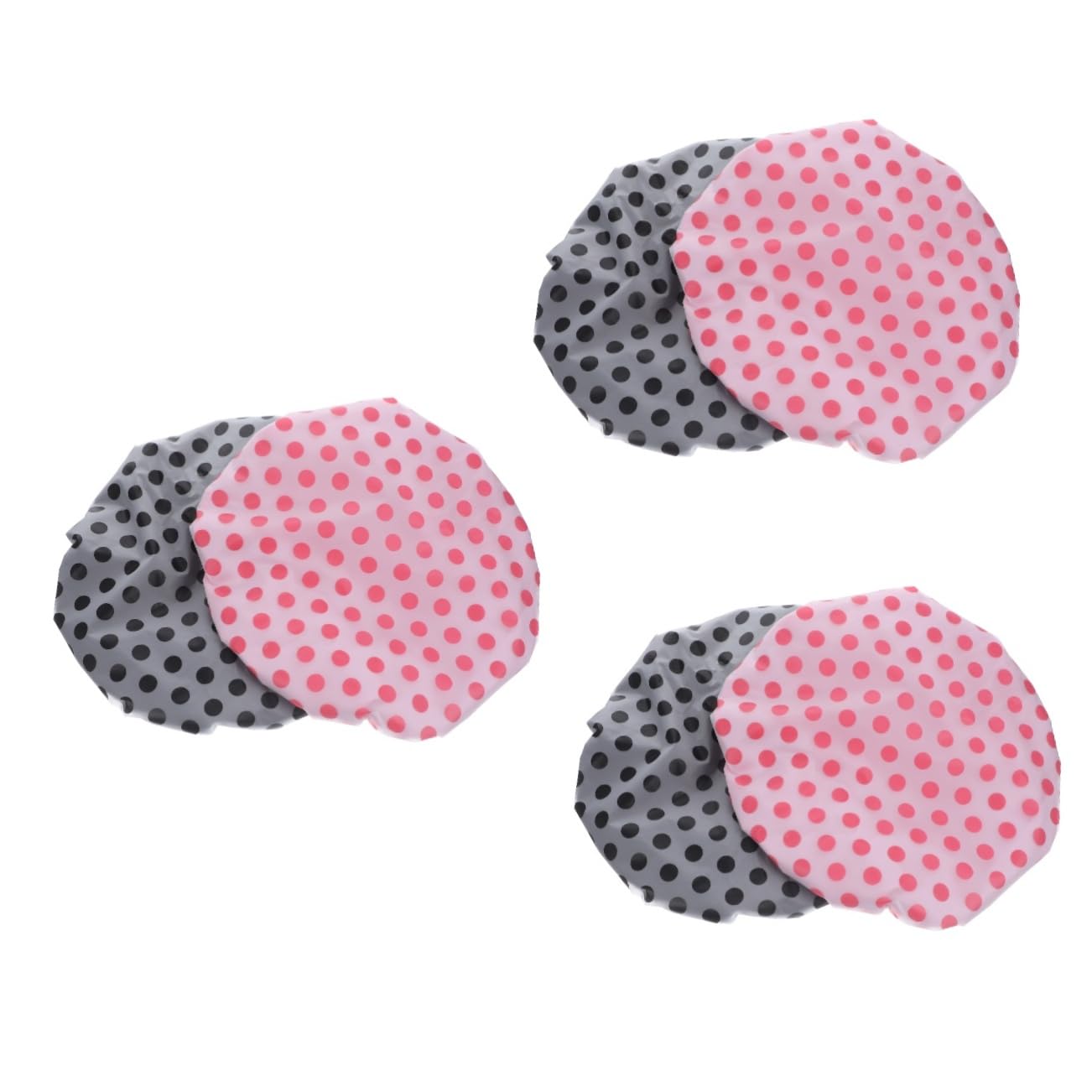 Healeved 6piezas Gorro De Ducha Reutilizable Para Mujeres De Sombrero De Baño y Ligero Para Viajes y Uso Diario Diseño Práctico Para Cuidado Del Cabello El Hogar