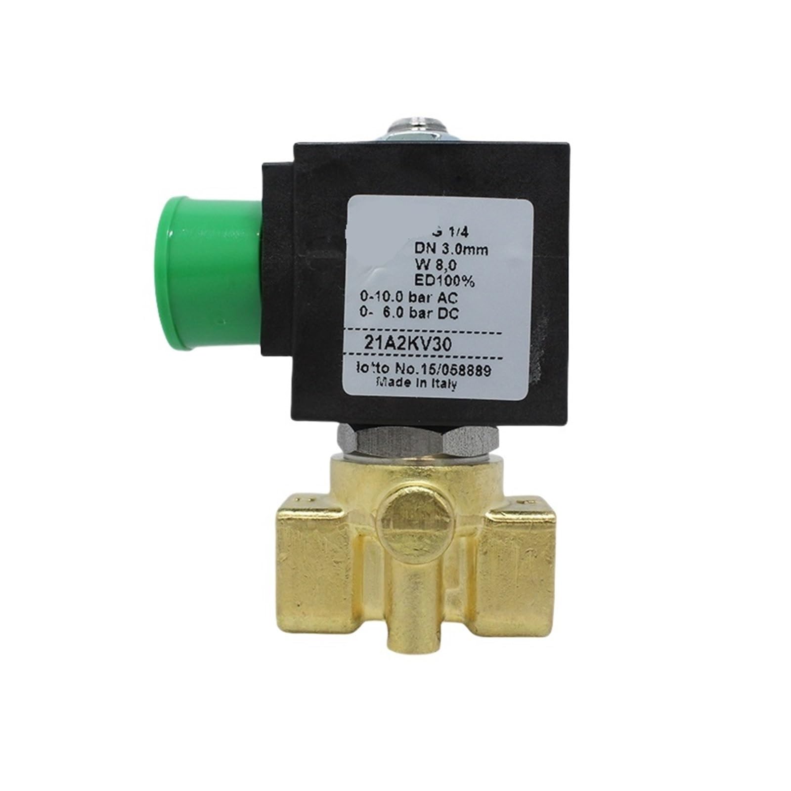 BALYDLUL Solenoid Valve 21A2KV30 21A2KV45 21A2K0E45-OR Brass Threaded Normally Closed AC220V AC110V 24V DC24V DC12V(21A2K0E45-OR,AC220V)