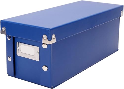 Miniatura 2 de Caja de almacenamiento para CD, paquete de 2, duradera, 5.1 x 5.1 x 13.2 pulgadas, soportes para discos con tapas para almacenar hasta 330 discos,