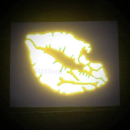 Miniatura 9 de customTAYLOR33 - Calcomanía de vinilo reflectante de alta intensidad para parachoques de automóvil, motocicleta, cascos, pantallas de viento,