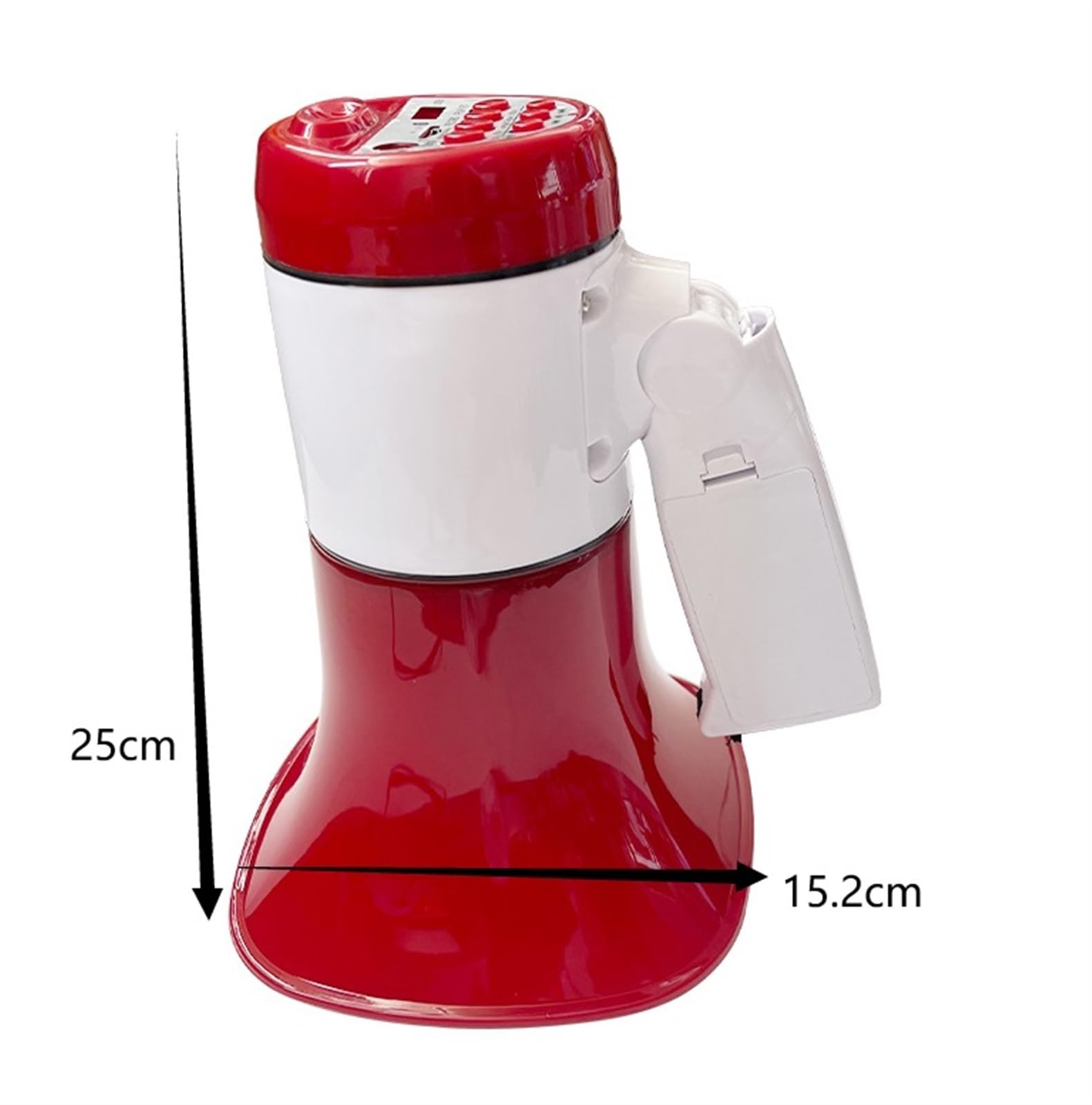 Megafono Portatil Megáfono Portátil De Mano con Bocina Y Altavoz para Grabación, Altavoces para Guías Turísticos para Exteriores Megafono para Entrenadores