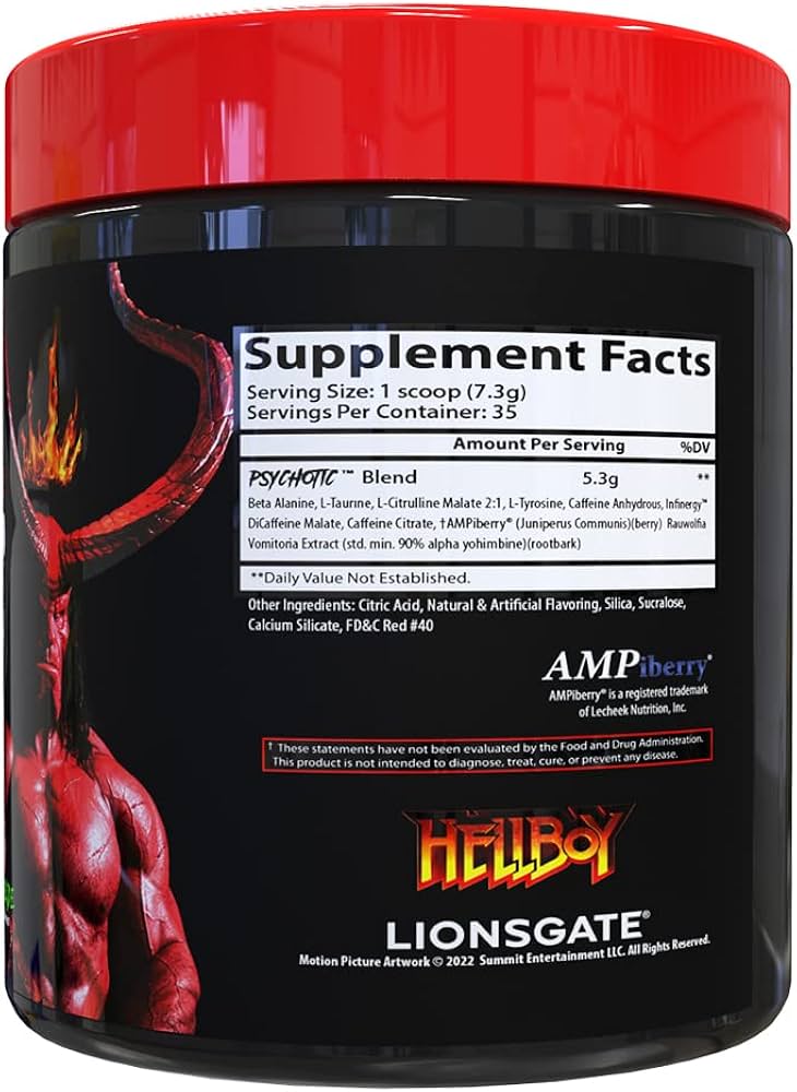 Amazon.com: Insane Labz Hellboy Edition, High Stimulant Pre