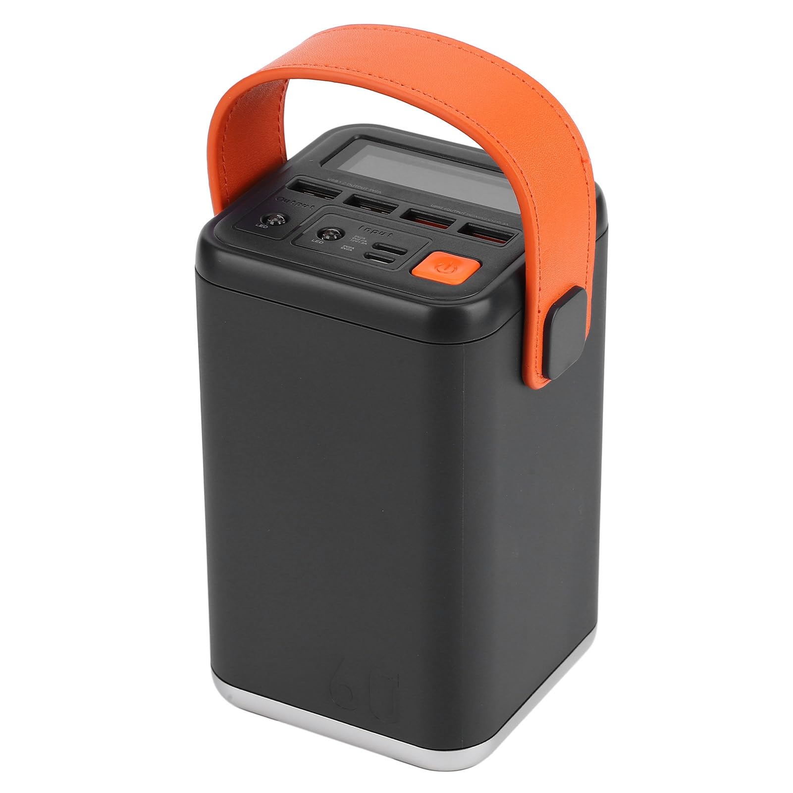 Portable Power Station Soportes Multifuncionales de 18 W Carga Rápida Bidireccional Protección de Edad de Energía Azul Al Aire (GREY)