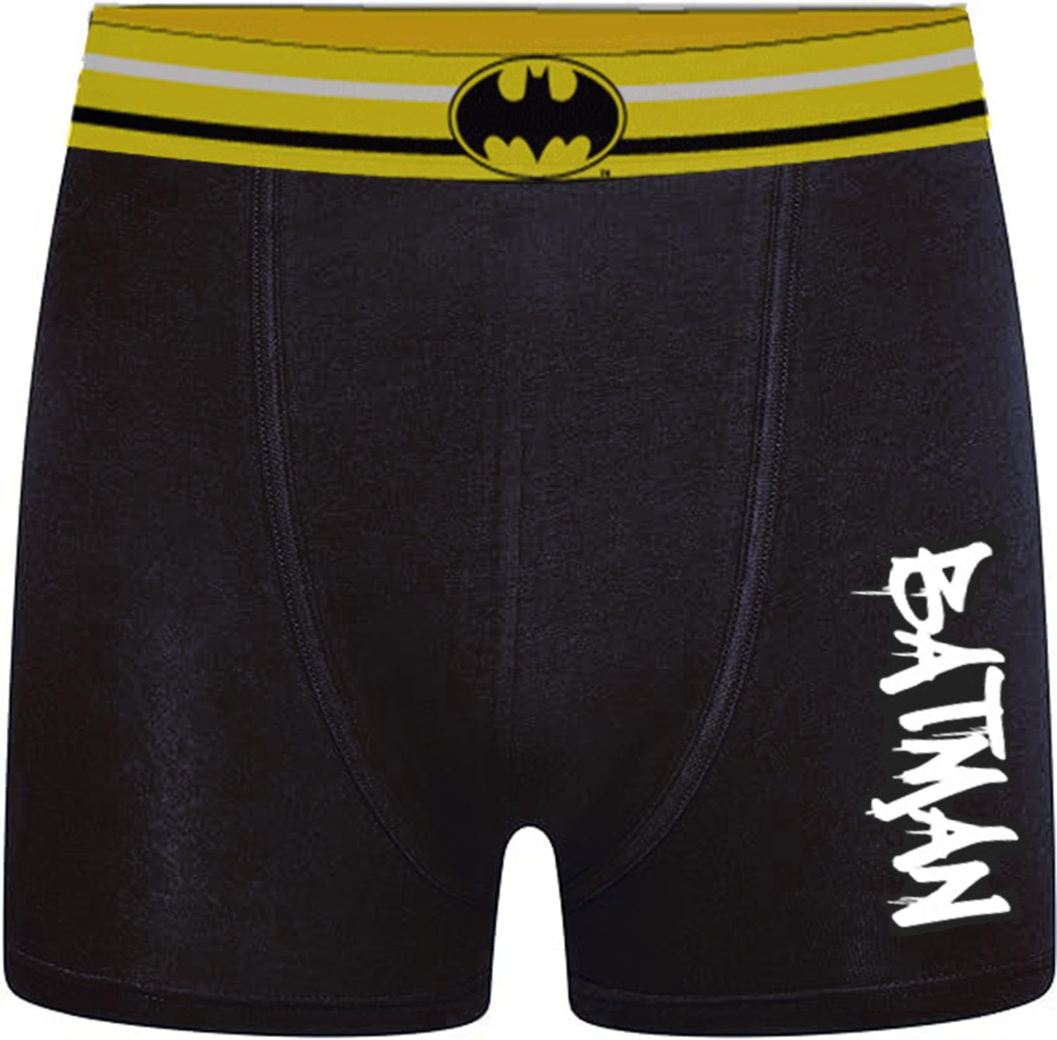 BATMAN Mens Boxers (UK, Alpha, M, Regular, Regular, Black)