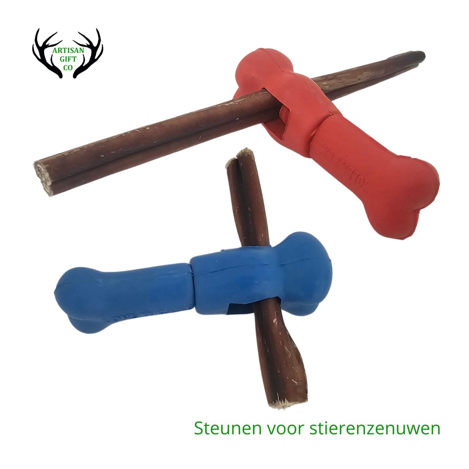 Porte-friandises Anti-étouffement, Caoutchouc Naturel Souple pour Chiens Petits/Moyens à Morsure Douce, Ouverture 15<25x20 mm.
