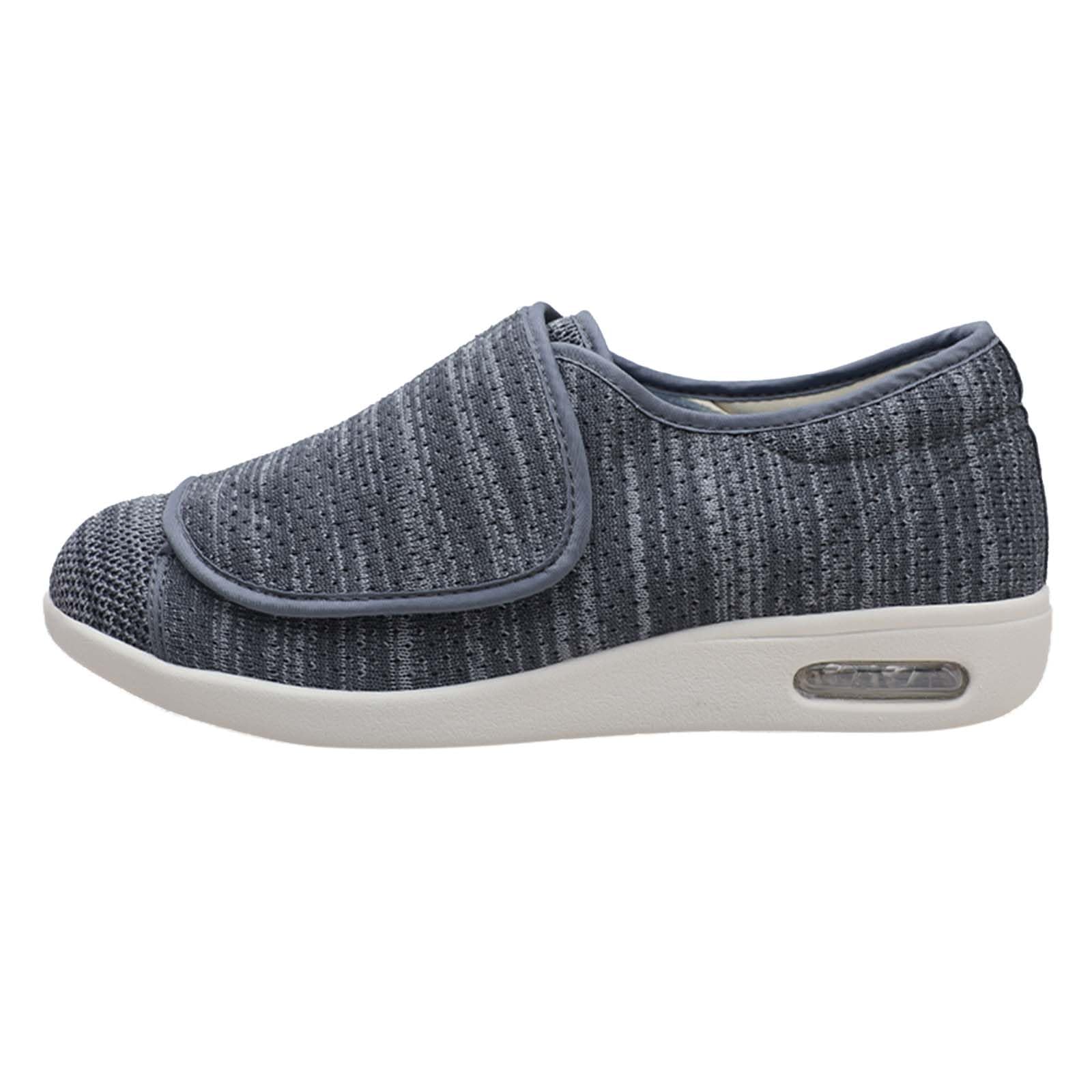 Zapatos Ortopédicos Fascitis Plantar Zapatos Osteoartritis Hombre Zapatillas de Deporte Zapatos Sanitarios Zapatos Diabético Soporte ortopédico para el Arco,Dark Grey,43 EU