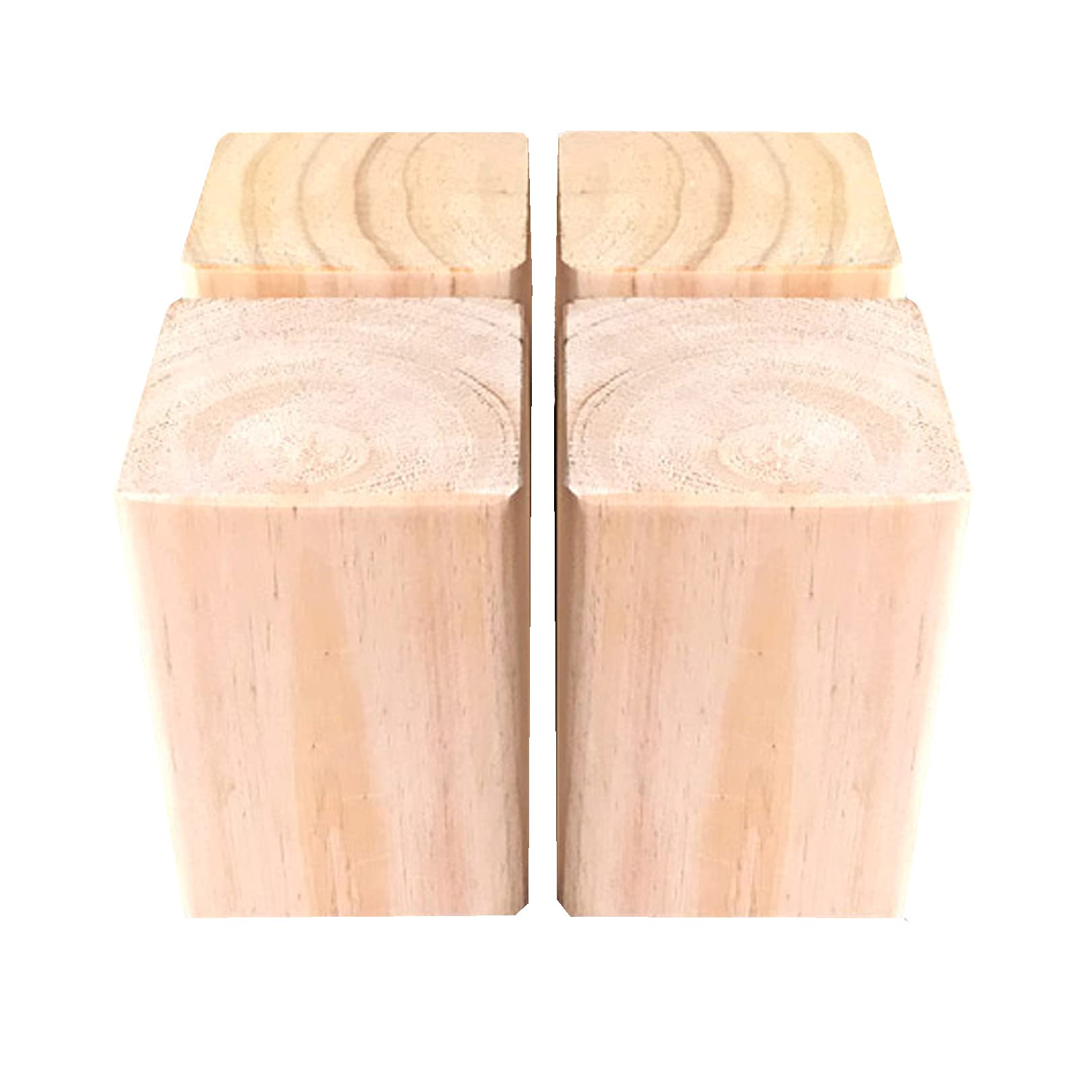 WYQXTY Heavy Duty Wooden Furniture Riser, Wooden Furniture Risers 9x9cm 5-20cm Height 4 pcs(20cm)