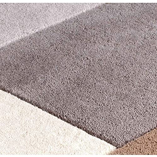 Image of Mordern Design Handmade Tufted Carpet Pure Woollen Export Quality Carpet for Living Room, Bedroom Hall [ Size 4 x 6, Color Multi B4 ]