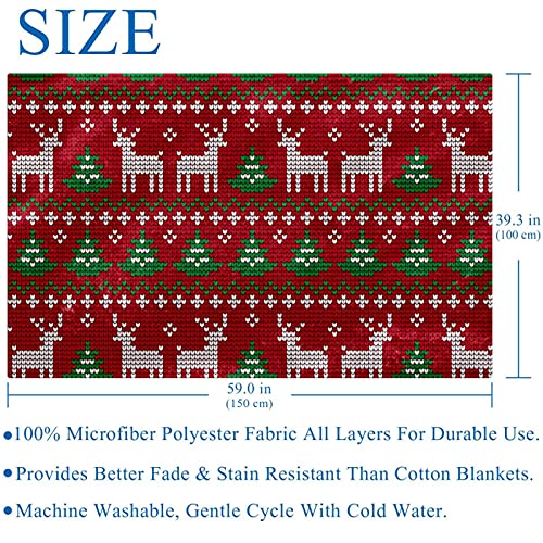 Couverture tricotée de Noël, le cadeau idéal chaud et doux pour vos proches - 6