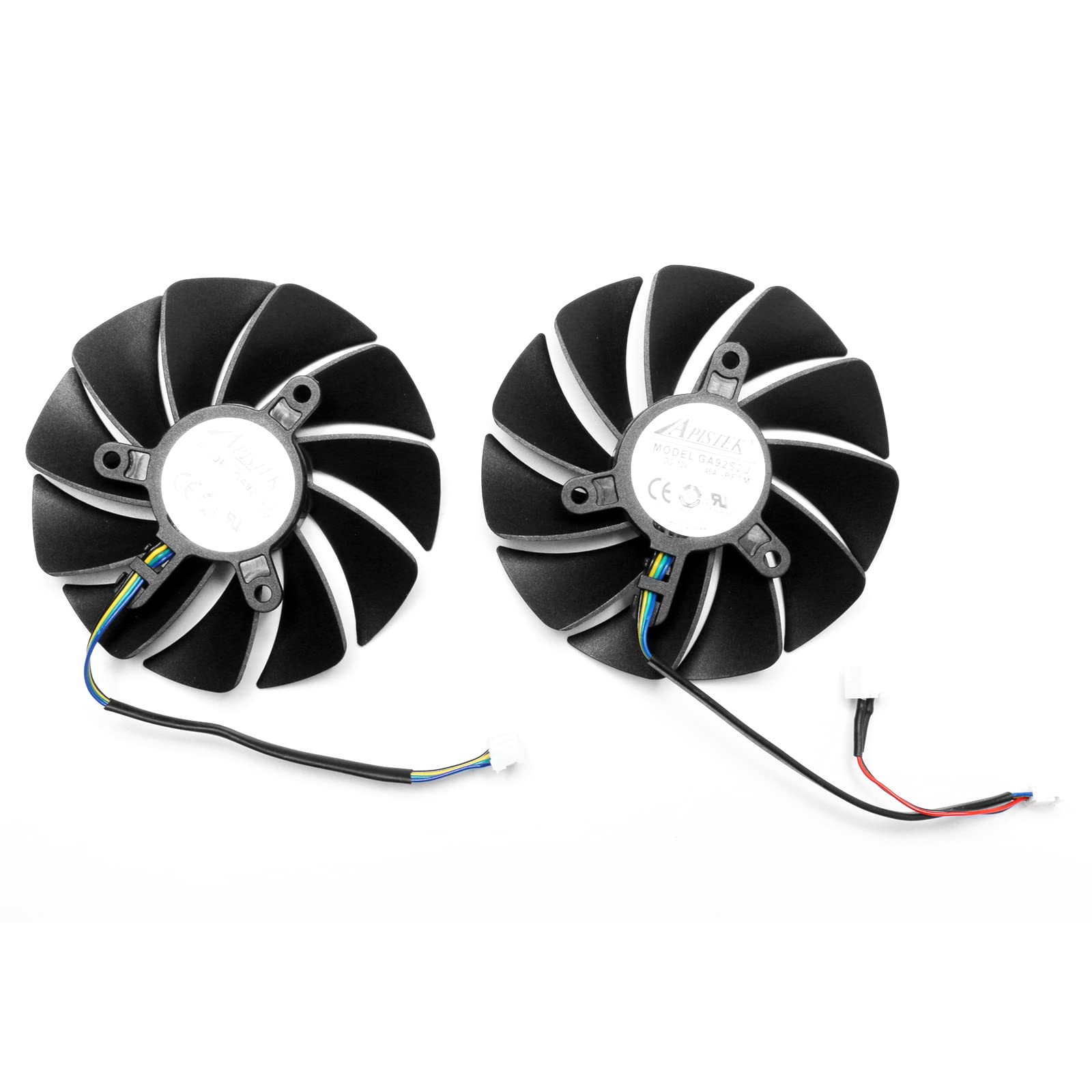 Zamienny wentylator chłodzący karty graficznej PLA09215B12H do modelu Lenovo/Dell RTX 3060 3070 3080 3090 część naprawcza (lewa + prawa)