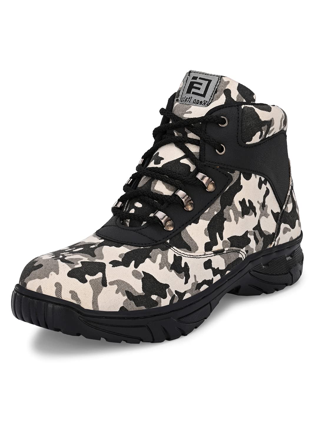 Eego Italy Steel Toe Millitary Boots_WW-104-GREY-10 (B099FM27XP) Amazon Price History, Amazon Price Tracker