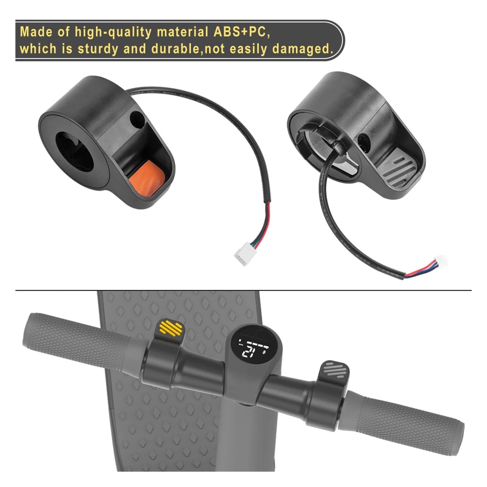 POUR TROTTINETTE ÉLECTRIQUE Pouce Accélérateur Doigt Hall Capteur Acc%c3%a9l%c3%a9rat 305855856656