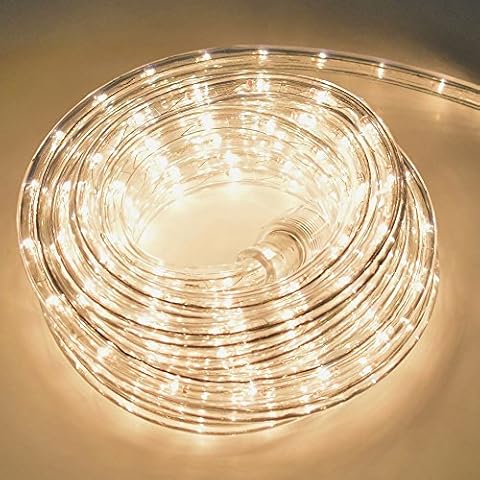 10m Multi Function White Rope Light Cover