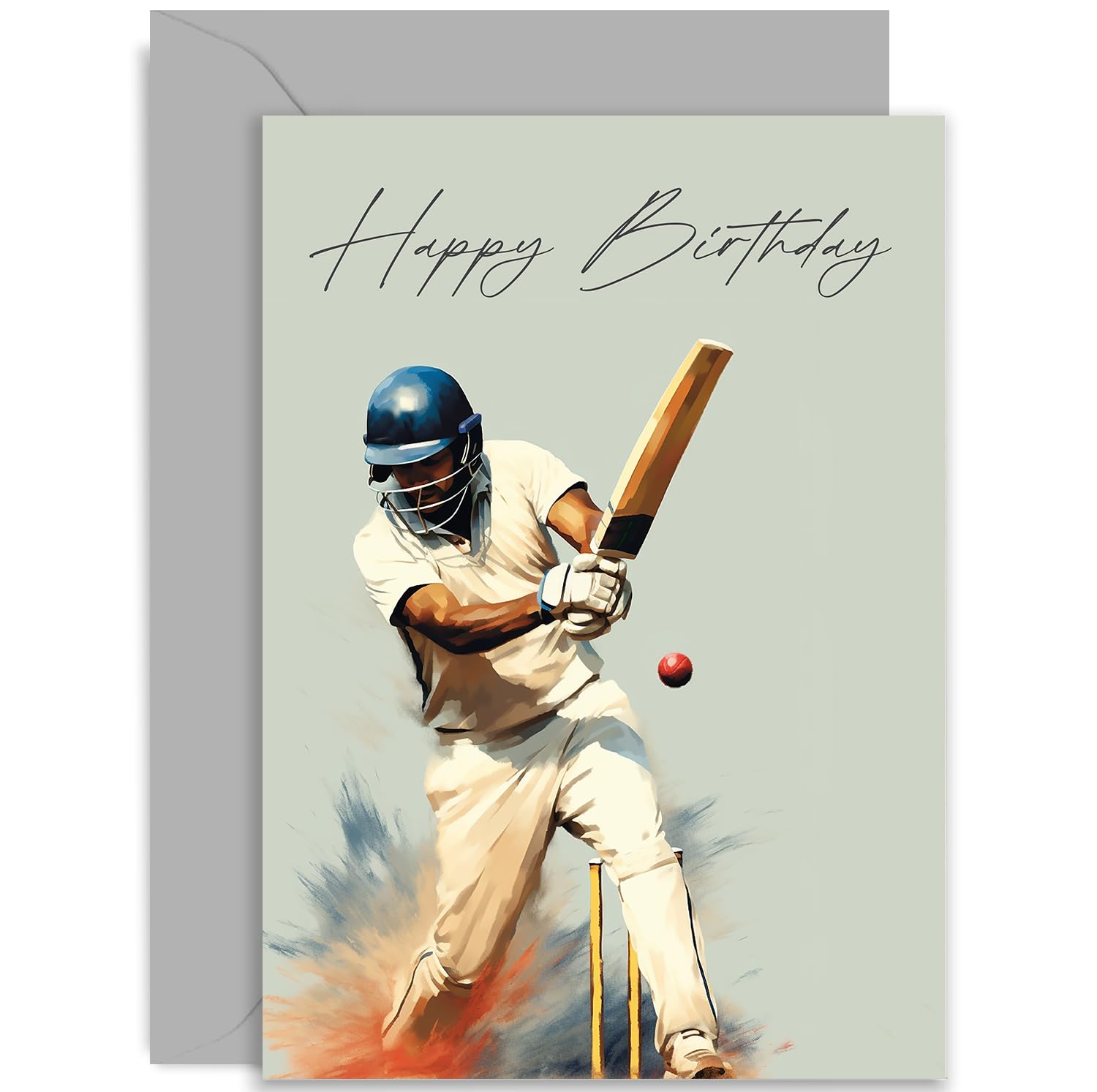 Witzige Cricket-Feldpositionen Karte – Perfekte Geburtstagskarte Für Cricket-Fans, Spieler & Väter