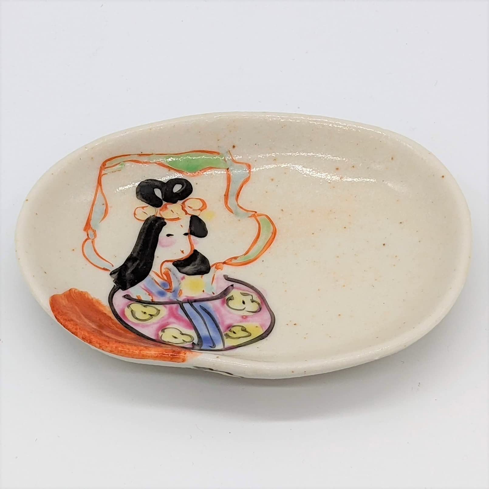 Amazon｜美濃焼 和田一人 楕円 小皿 プレート 約13×10cm 7枚