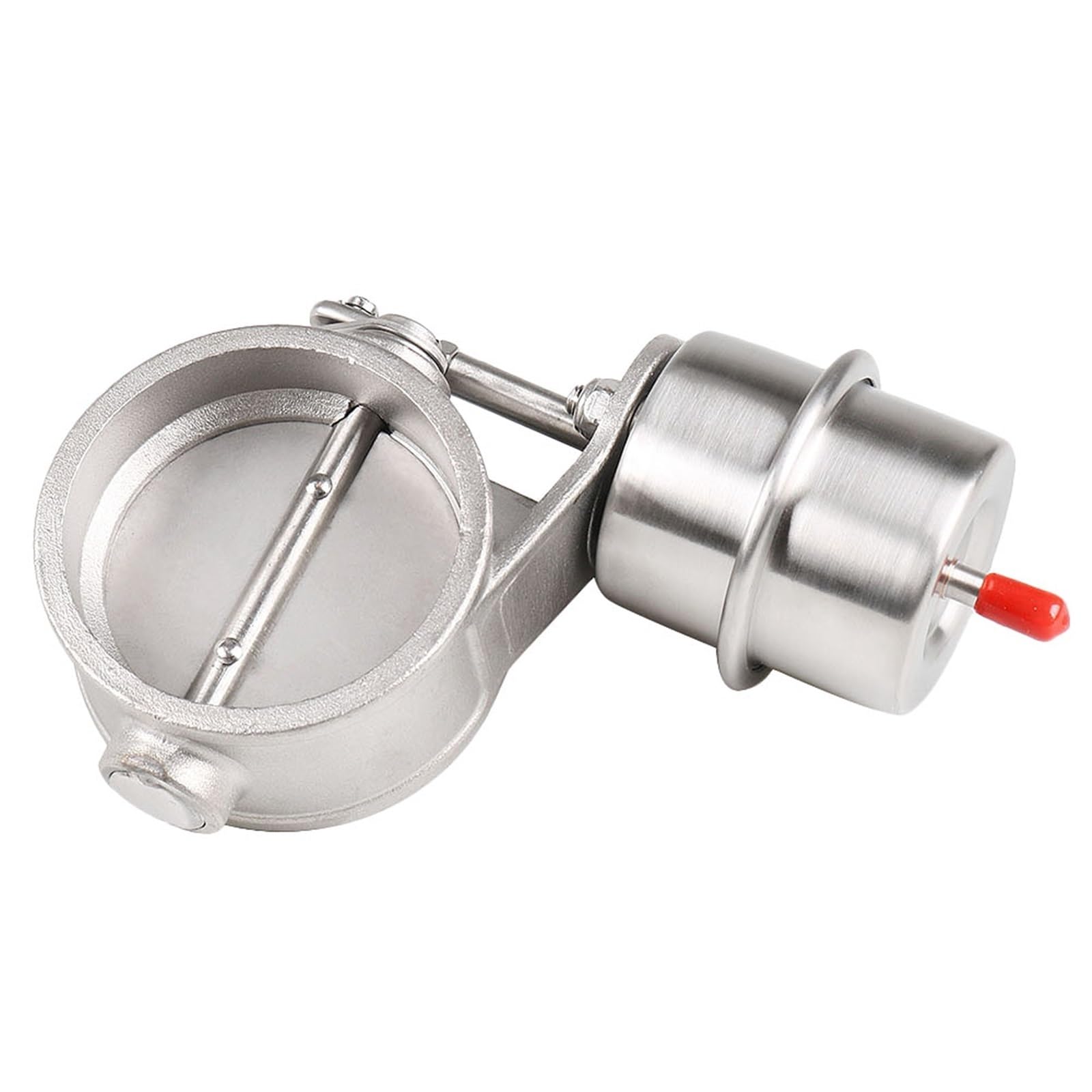 Tuyau d'échappement universel 76mm avec soupape de contrôle d'air à vide pour voiture