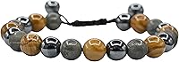 Vista 34 de Pulsera de cesación de fumar Amazing Gemstone - Pulsera de ayuda para dejar de vapear - Juego de pulsera de hematita, ojo de tigre y amatista