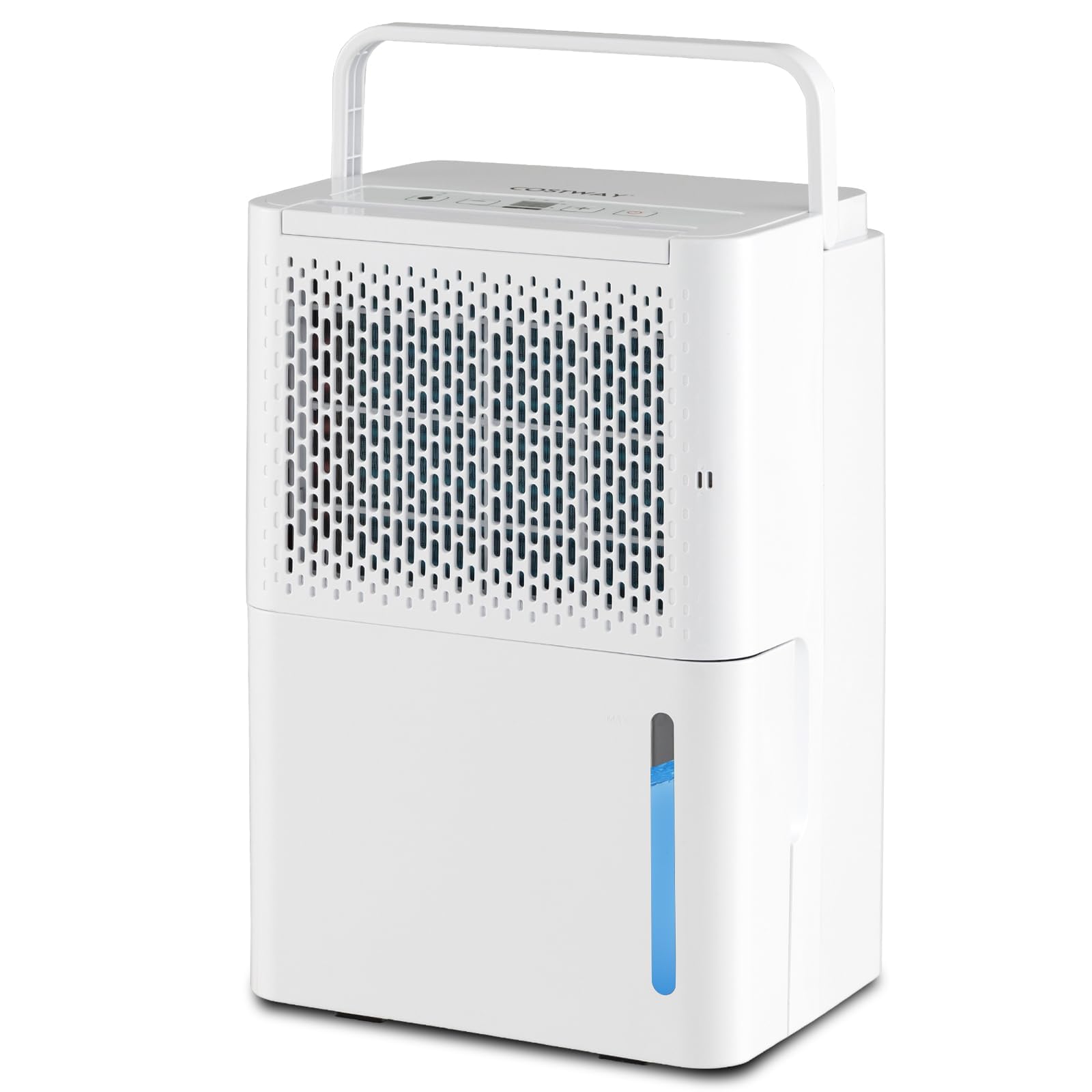 FANTASK 12 l/dzień osuszacz powietrza, wielkość pomieszczenia ok. 15 m², osuszacz elektryczny z 3 trybami, zbiornik na wodę 2,2 l, timer 24 h, ≤ 42 dB, automatyczne rozmrażanie i wyłączanie