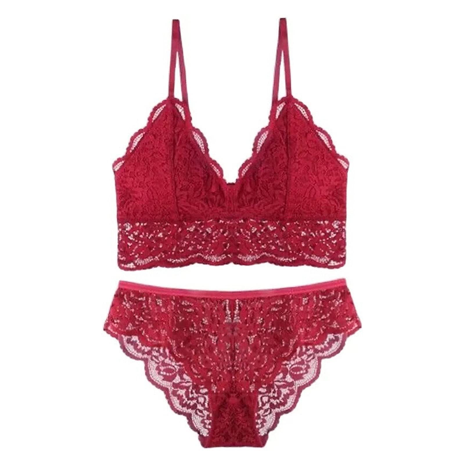 Compatible with Spitze schöne rückseite sexy Nahtlose Bralette weibliche dünn kein Stahl Ring BH Set weiche aushöhlen atmungsaktive slics Lingerie