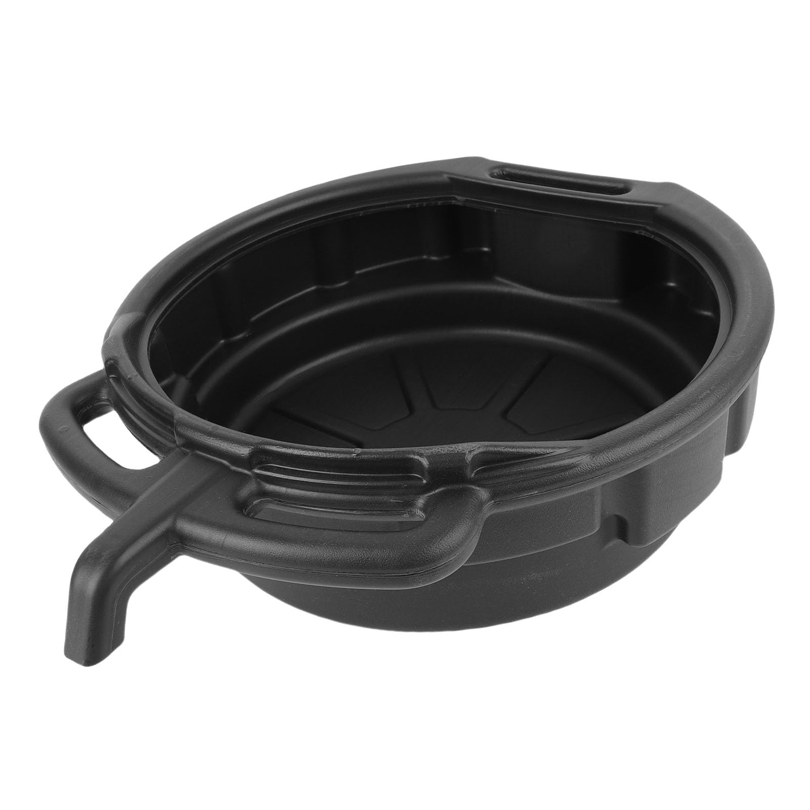 Bandeja de Drenaje de Aceite, Bandeja Recogida Aceite a Prueba Derrames Plástico Negro 10 L con Diseño Antisalpicaduras, para Taller Reparación Automóviles