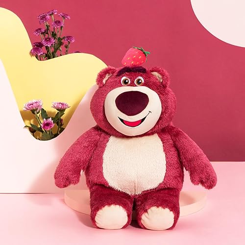 Miniatura 2 de MINISO Lotso Collection Sweet Lotso - Peluche sentado de Disney, 100 años de aniversario, animales de peluche y osos de peluche