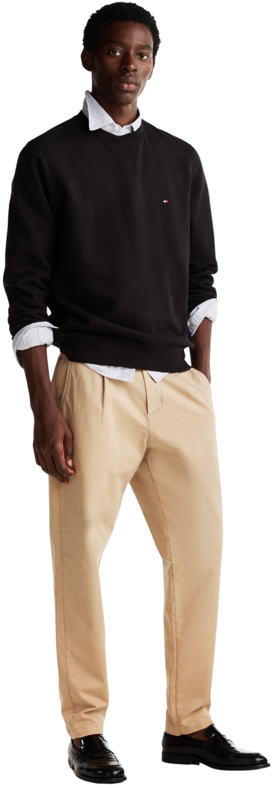 Tommy Hilfiger Uomo Felpa Essential Fleece Crew Neck Regular Fit