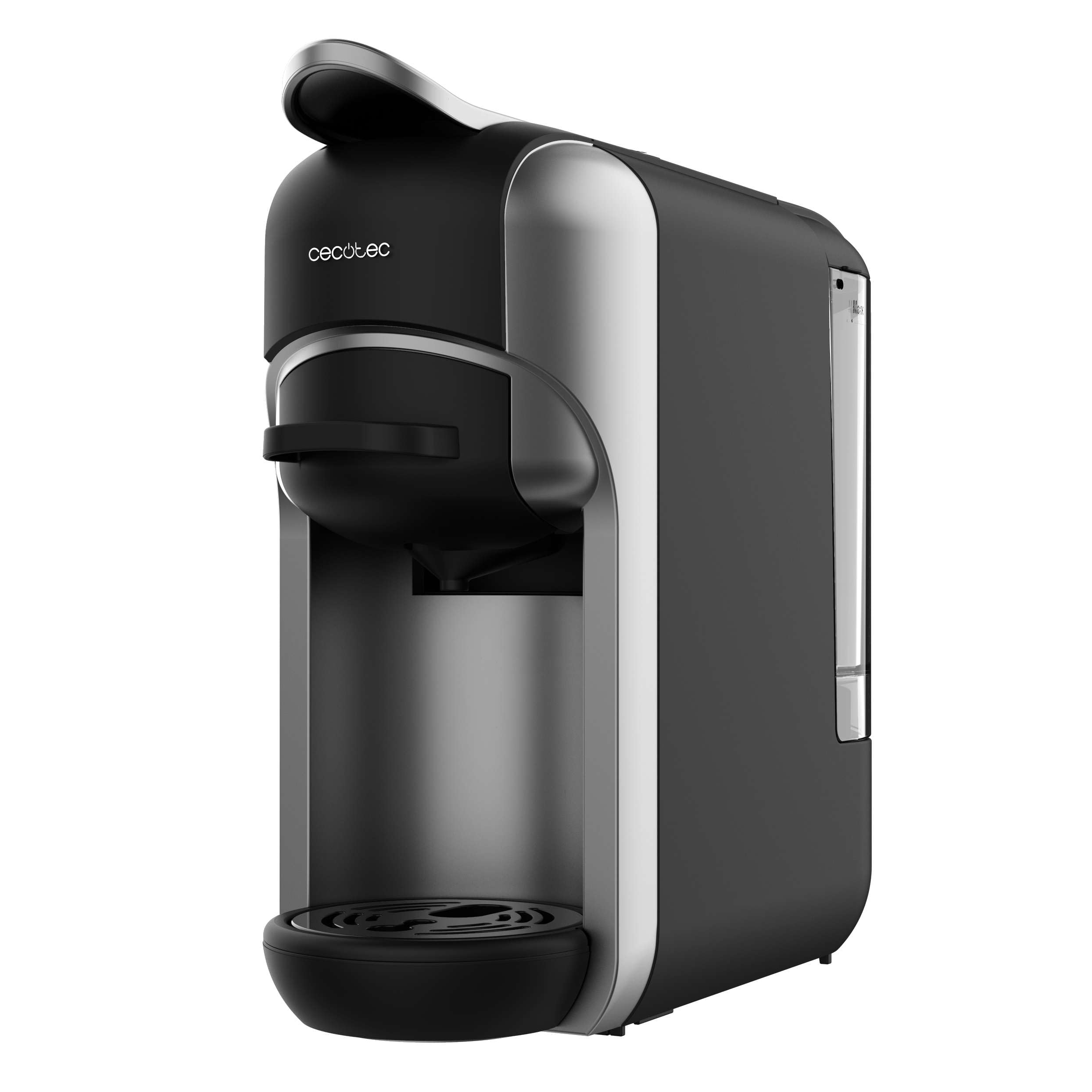 Cecotec Macchina da Caffè Espresso FreeStyle Compact. Potenza 1450 W, ThermoBlock, Design elegante e compatto, Pompa di pressione ForceAroma 19 bar, Serbatoio d'acqua 600 ml, Spegnimento automatico