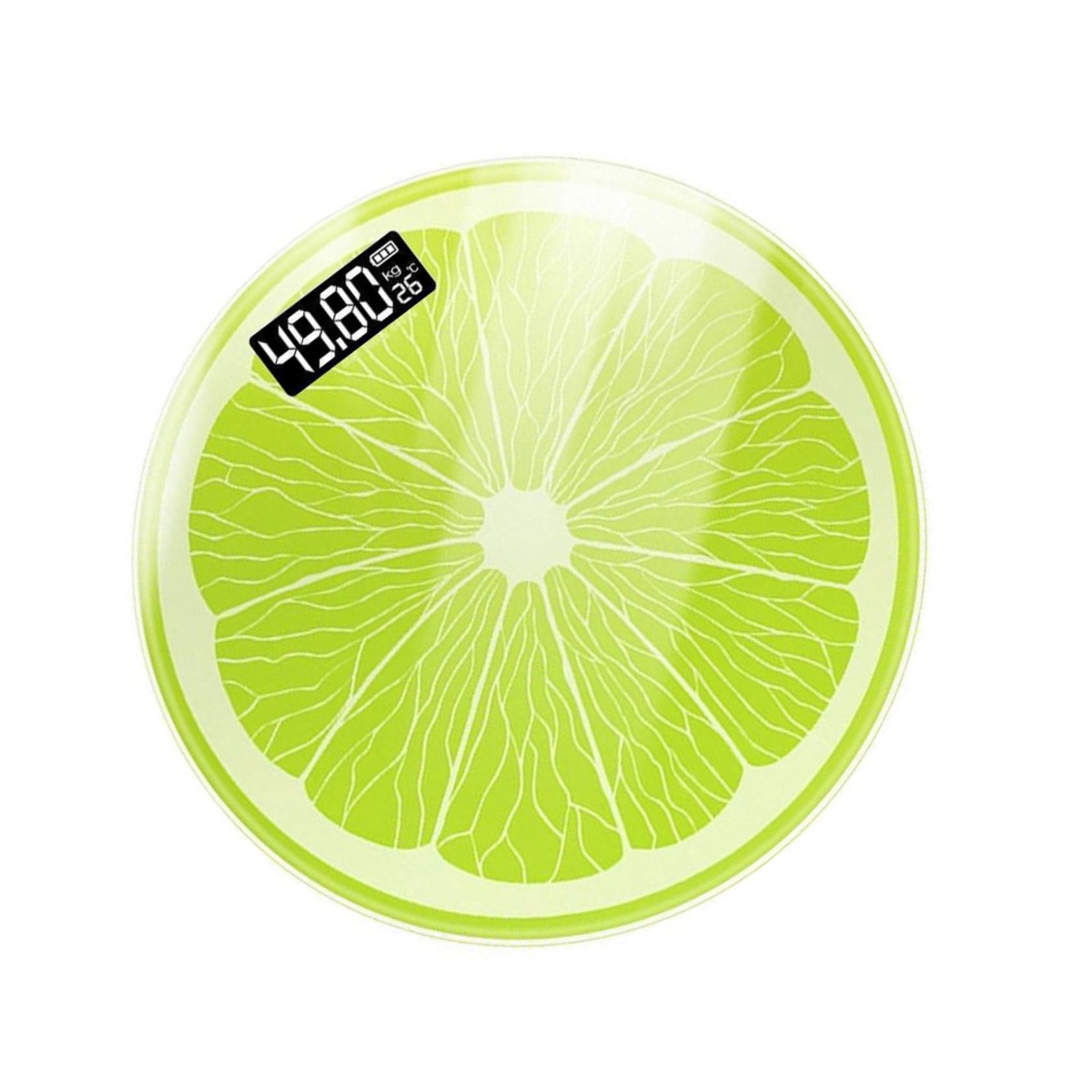 Tofficu Bilancia Pesapersone Digitale in Vetro Verde Display LED Grande, Precisa e Pratica per Uso Domestico, Capacità 0.2-180kg Graduazione 50g per Controllo Peso