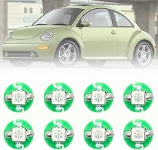 Green LED Instrument Panel Gauge Cluster Dashboard Lights for VW Golf Jetta Mk3 Mk4 Beetle EuroVan Top Theater Light Odometer Clock LCD Display Illumination Dashboard Upgrade Kit