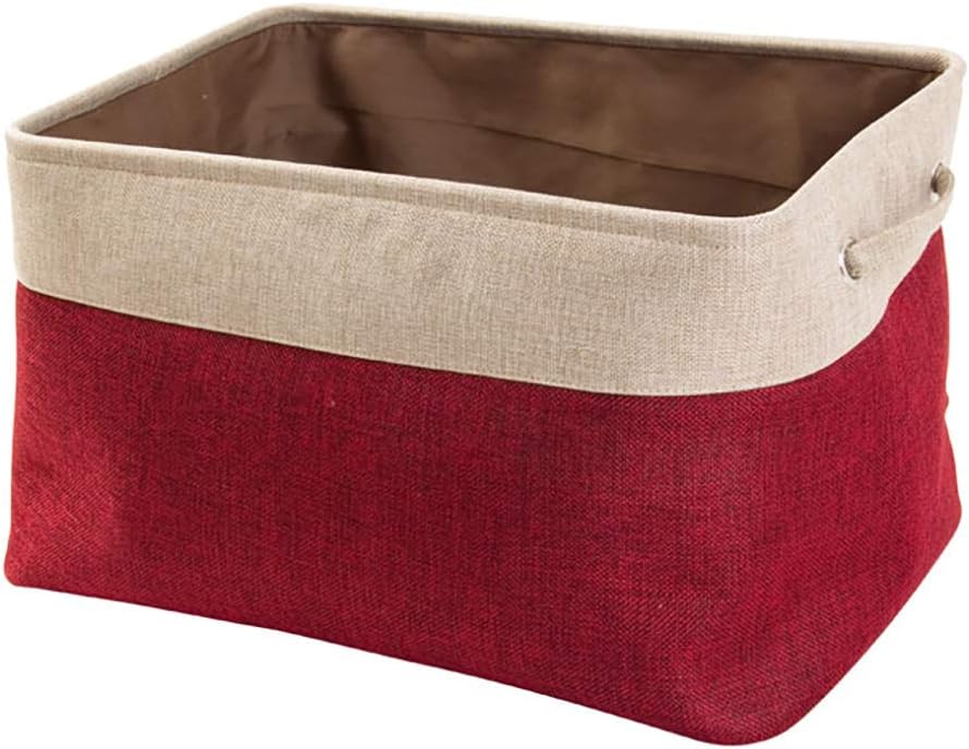 Forart Laundry Basket Storage Baskets Double Layers Storage Box Canvas Toy Organizer