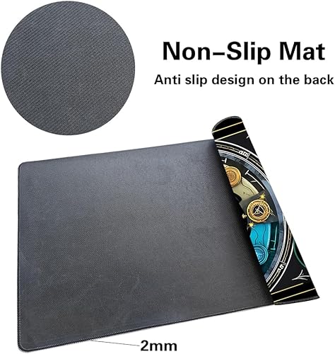 Miniatura 5 de Juego de mesa MTG de 14 x 24 pulgadas, compatible con alfombrillas de juego OCG CCG RPG TCG (cinco elementos)