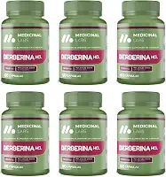KIT 6 BERBERINA HCL 1500MG 60 CAPS MEDICINAL LABS