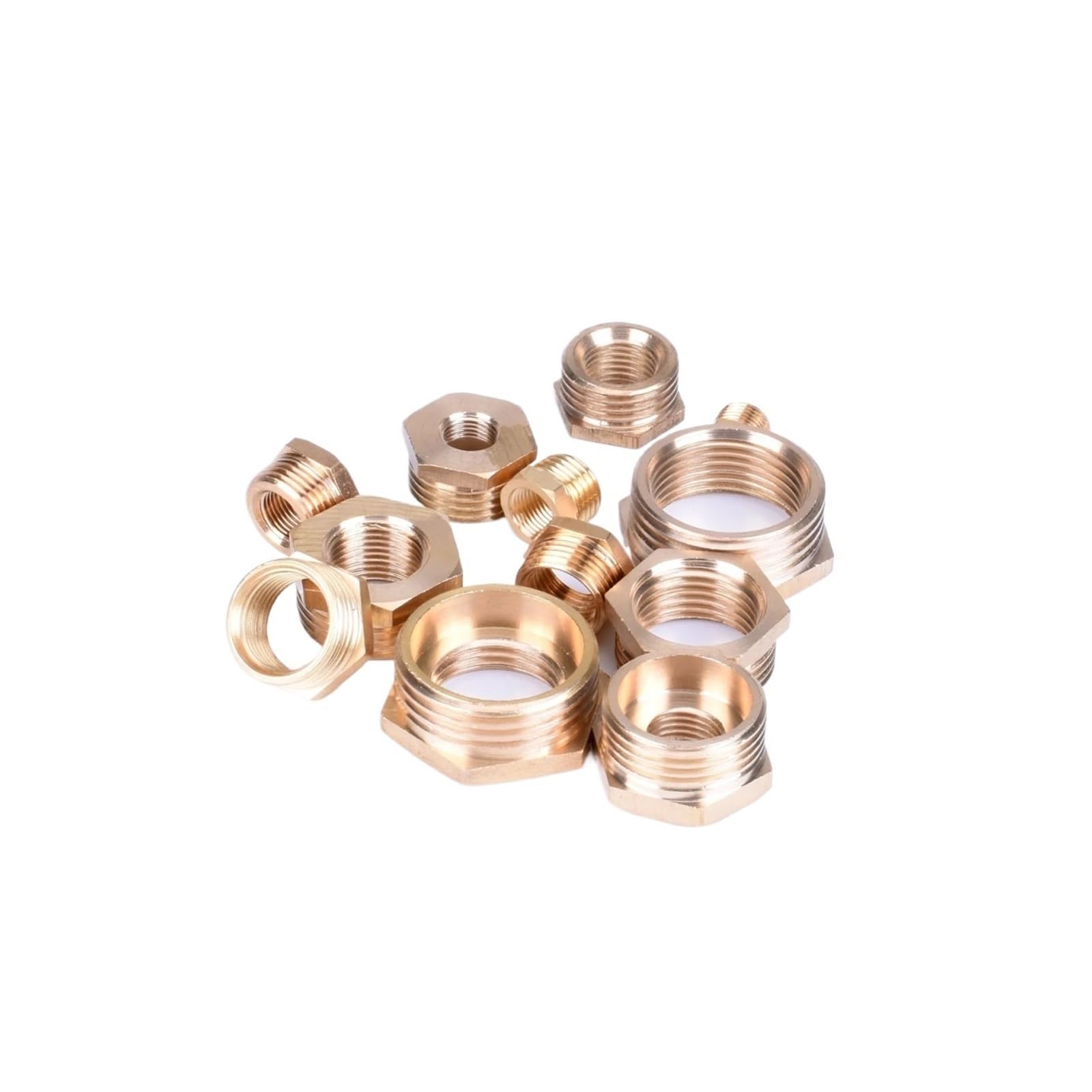 Casquillo hexagonal reductor de latón para renovar la grifería del hogar