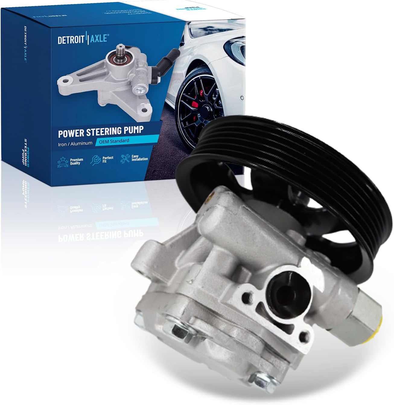 Detroit Axle Power Steering Pump for 1217 Jeep Wrangler, 18 Wrangler Jk, Power